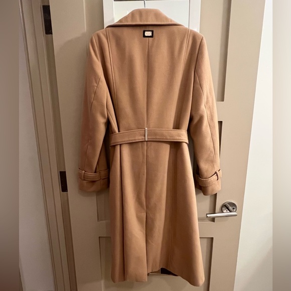 Calvin Klein Wool Blend Trench Coat - Picture 2 of 9